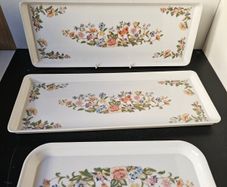 Set of 3 x Aynsley  Rectangular Trays