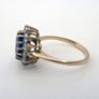 9 carat gold kyanite & topaz ring size N Image 4