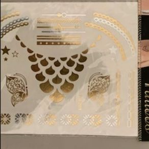 Metallic Jewellery Tatoos NEW
