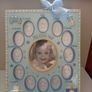 Blue Babys First Year Photo Frame Image 2
