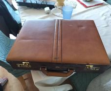 leather briefcase