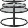 Eterntity Glass Coffee Table Frames with Swivel Motion, Chrome/Clear, 58x50x43 cm (FREE POSTAGE) Image 3