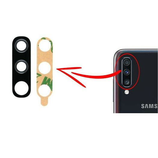 For Samsung Galaxy A50 A505 Camera Lens Rear Back Glass Cover With Adhesive New - FHT03SMCL