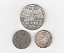 Germany, 4 X Coins ( 2 have silver content) (no: 406)