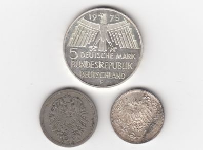 Germany, 4 X Coins ( 2 have silver content) (no: 406)