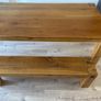dining table and bench Image 2