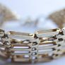 Vintage Gold Plated Gate Link Bracelet length 8,5" Image 6