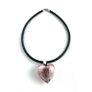 Vintage Murano glass heart necklace Image 5