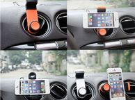 main image for ad Orange Ac Heater Air Vent Car Mount Phone Holder