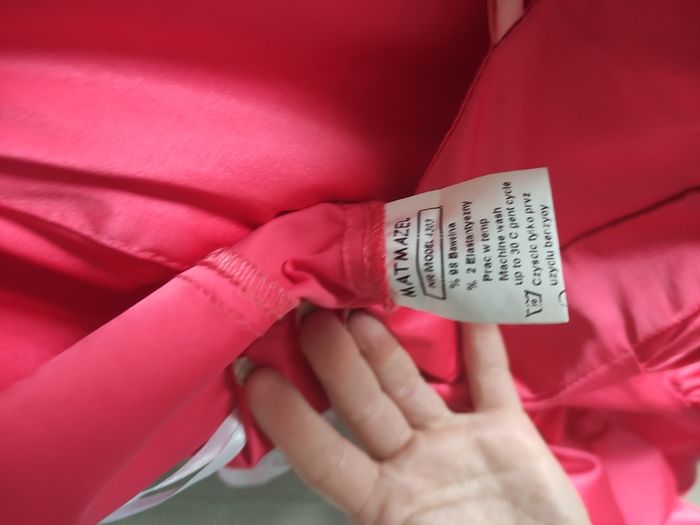 quality matmazel coral dress size sm m
