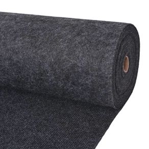 Exhibition Carpet Rib 16x20 m Anthracite