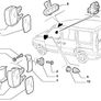 LH Door Mirror (Fiat Doblo) Image 2