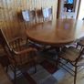 Oak Dining Table & Chairs Image 2