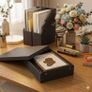 Home is Where the Heart Is Handcrafted Walnut Ireland Shadow Box Frame with Gift Box Image 7