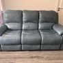 3 Seater Leather Recliner Sofa Image 2