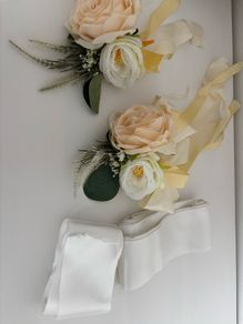 wedding car flowers used once