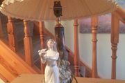 handmade spanish figure tengra lamp postage available