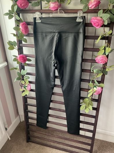 leggings Bnwt pleather black leather leggings size large/xlarge