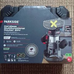 Parkside Performance X20V Cordless Brushless Router And Accessories Set. Parkside Performance X20V Cordless Brushless Reciprocating Sabre Saw. Performance X20V Cordless Brushless Flat Head Angle Grinder. Performance X20V Cordless Brushless Plunge Saw.