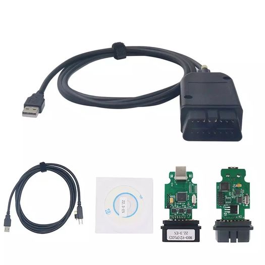 Vagcom V22.3 Obd2 Scanner Hex V2 Vag Com 21.9 Usb Interface For Vw Audi Skoda Seat Unlimited Vins Atmega162