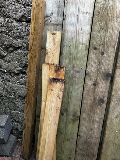 Planks of wood
