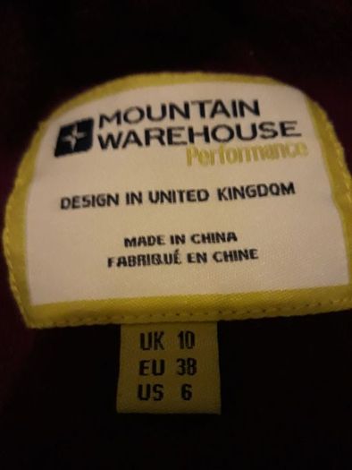 Warm Padded and Fleece Jacket Size: 10 UK