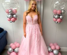 Dani's Showroom Pink Princess Debs or TY Dress 8/10/12uk