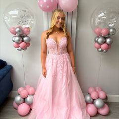 Dani's Showroom Pink Princess Debs or TY Dress 8/10/12uk