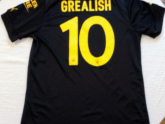 2022/23 Manchester City #10 Grealish Puma Away Jersey Size L Adults