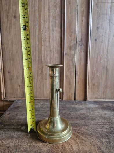 Antique brass candle stick