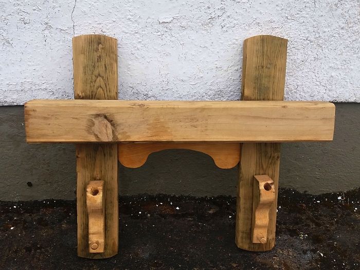 Rustic Oak Beam floating shelf / display