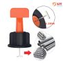 50/250pcs Tile Leveling System Kit Reusable Tile Spacer Wall Floor Clips Tool Image 6