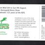 1998 Ireland 50 unit Kerrygold Horse Show (Schlumberger SC7 ship) Call Card Used. Telecom Eireann card number 1218 Image 2