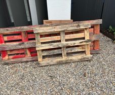 pallets & cardboard