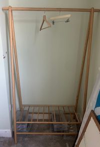Clothes rail, bamboo