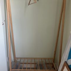 Clothes rail, bamboo