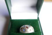 Vintage Sterling Silver Ring size P (adjustable size) 1,8g