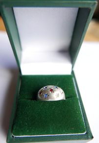 Vintage Sterling Silver Ring size P (adjustable size) 1,8g