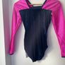 Z Leotard Lycra size 38 navy pink diamonte detail New with tags Image 4