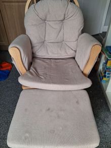 Feeding chair and foot stool