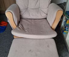Feeding chair and foot stool