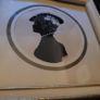 Antique handpainted lady & gent silhouettes Image 2
