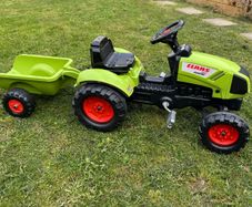 Garden Ride on Tractor and trailer Claas made in France