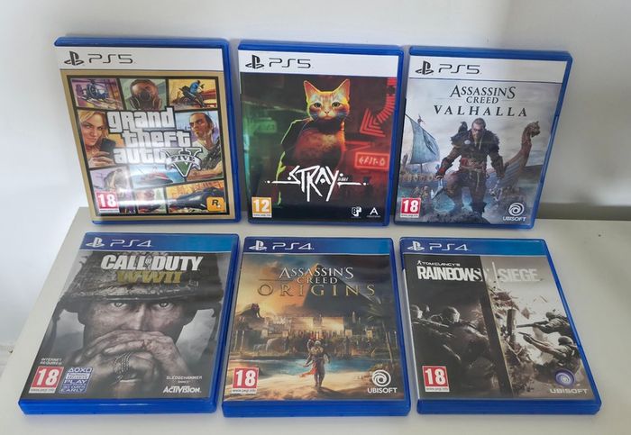 PS5 Disc edition + 6 games + controller