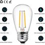 Outdoor String Lights Mains Powered, 48ft IP65 Waterproof Garden Festoon Lights, 15x2w 1 LED Bulbs Warm White Decorative Lighting for Home Patio Veranda Backyard Party Pergola (FREE POSTAGE) Image 6