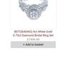 Adara 9ct White Gold 0.75ct Diamond Ring Set Image 2