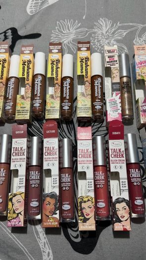 The balm new liquid bronzers, highlighters, blushers new