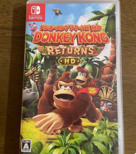 Nintendo Switch and donkey kong returns hd game