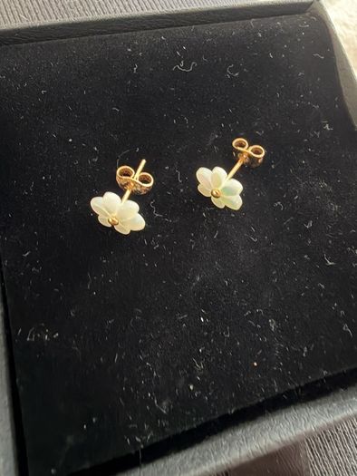 plated gold earrings