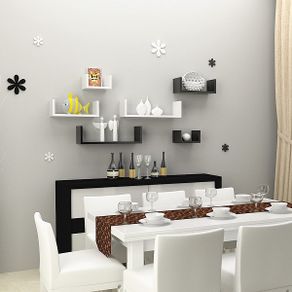 New Set of 6 Floating Wall Shelves - FREE P&P